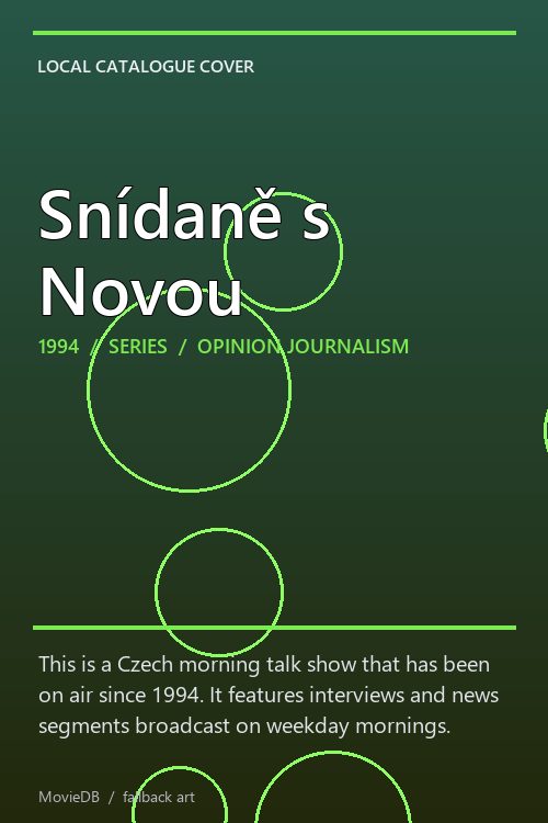 Snídaně s Novou poster