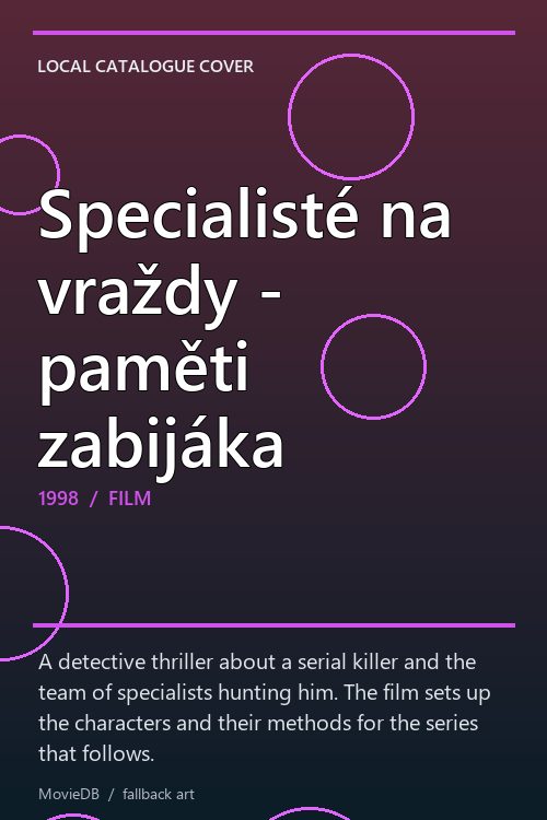 Specialisté na vraždy - paměti zabijáka poster