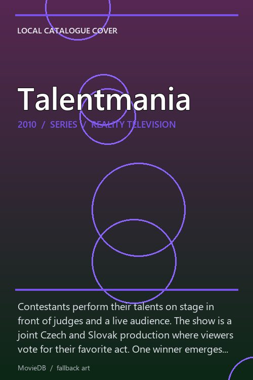 Talentmania poster