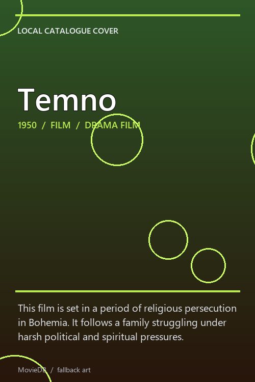 Temno poster