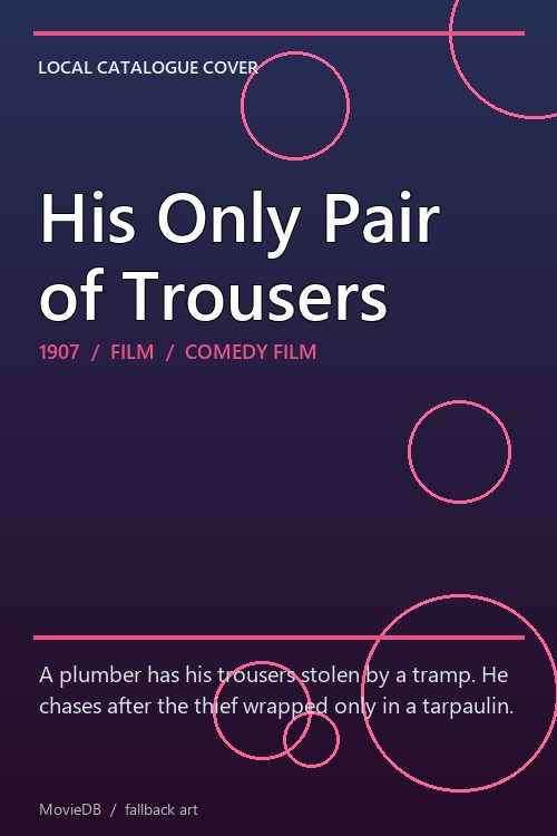 His Only Pair of Trousers poster