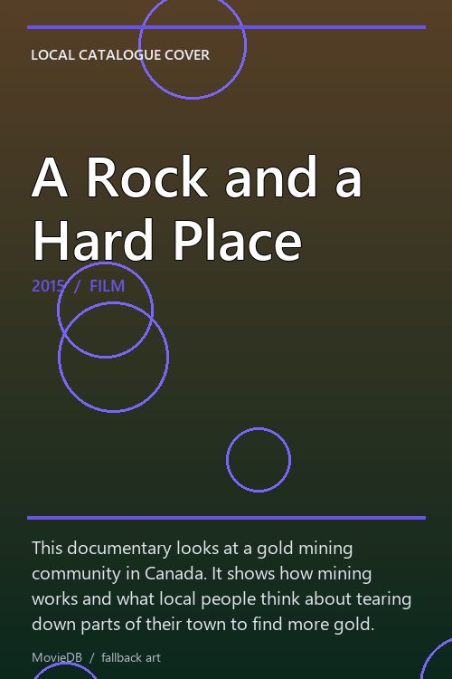 A Rock and a Hard Place poster