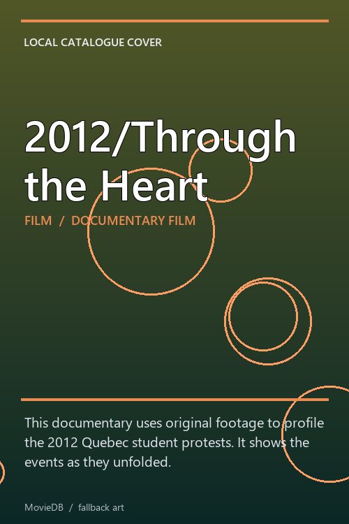 2012/Through the Heart poster
