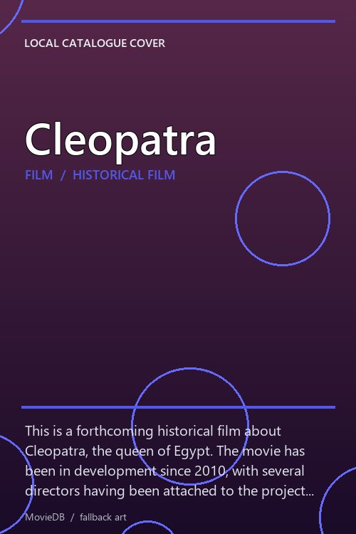 Cleopatra poster
