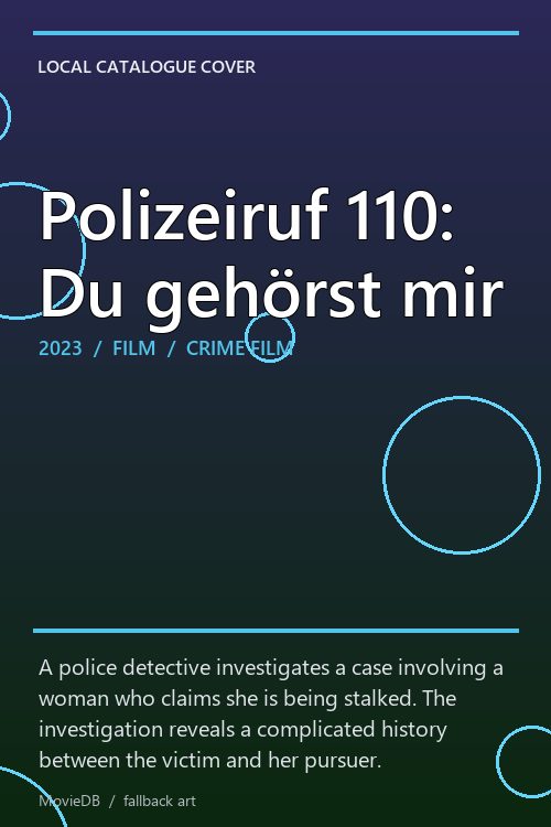 Polizeiruf 110: Du gehörst mir poster