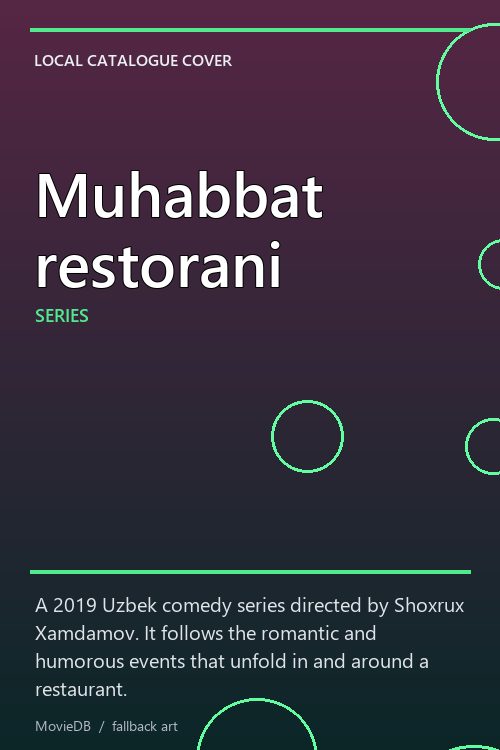Muhabbat restorani poster