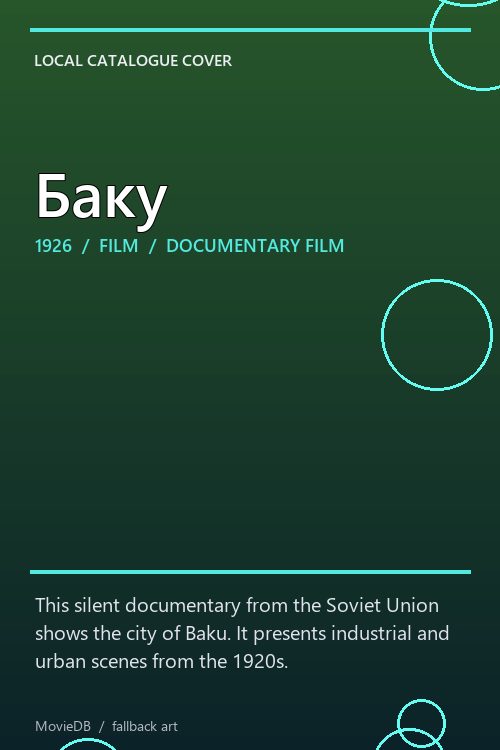 Баку poster