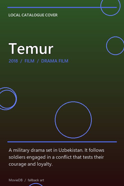 Temur poster
