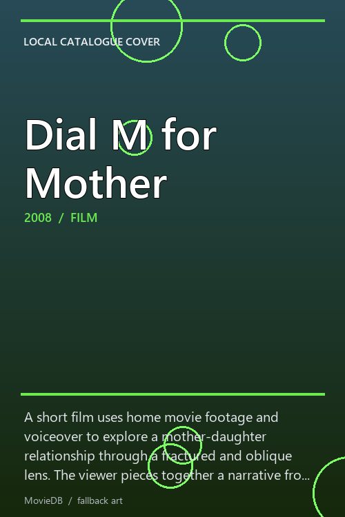 Dial M for Mother poster