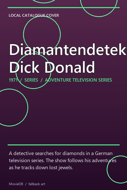 Diamantendetektiv Dick Donald poster