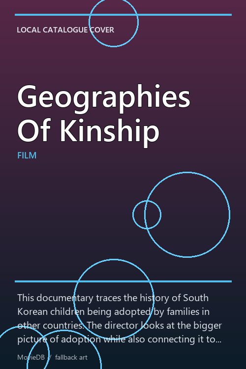 Geographies Of Kinship poster