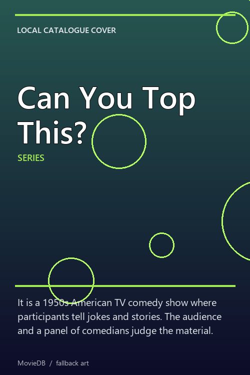 Can You Top This? poster