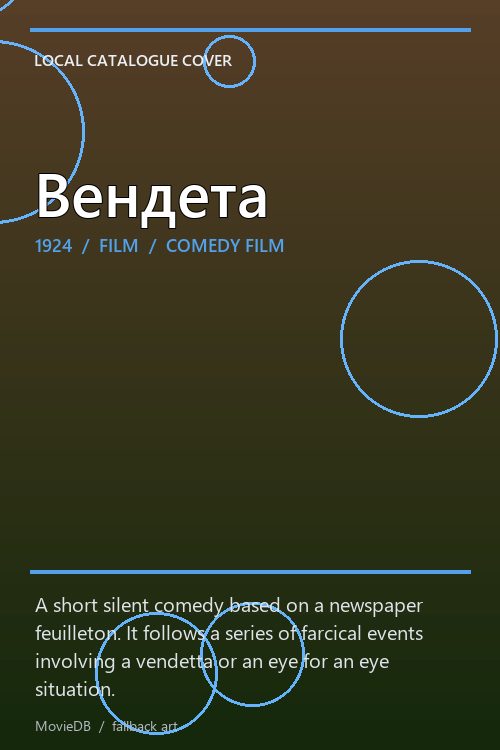 Вендета poster