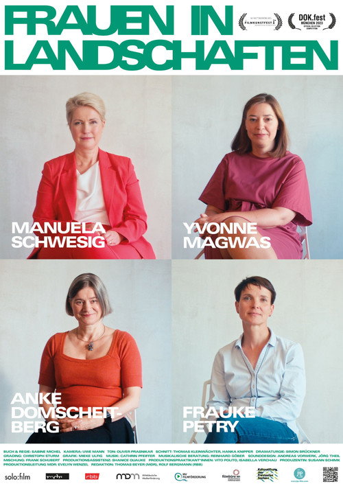 Frauen in Landschaften poster