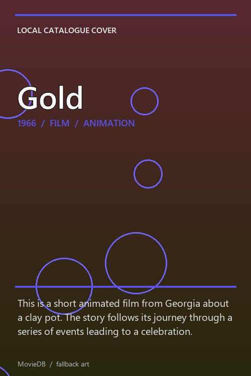 Gold poster