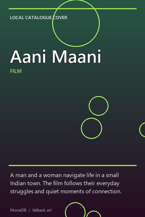 Aani Maani poster