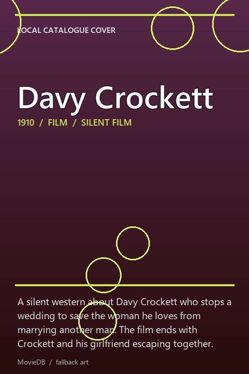 Davy Crockett poster