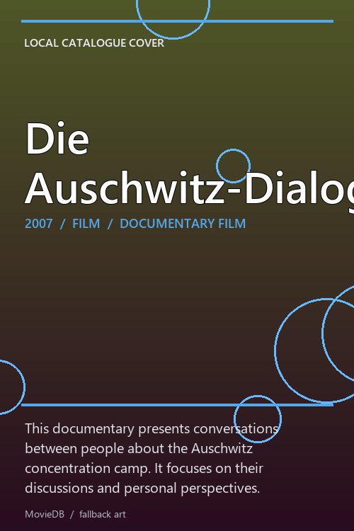 Die Auschwitz-Dialoge poster