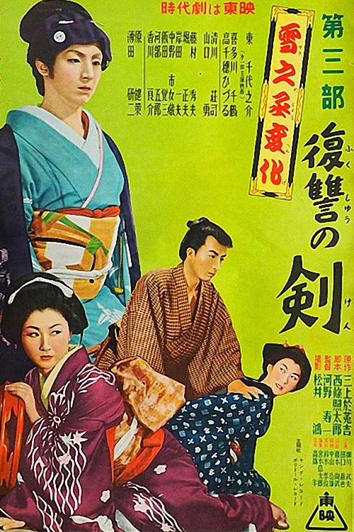 Yukinojo henge daisanbu: Fukushu no ken poster