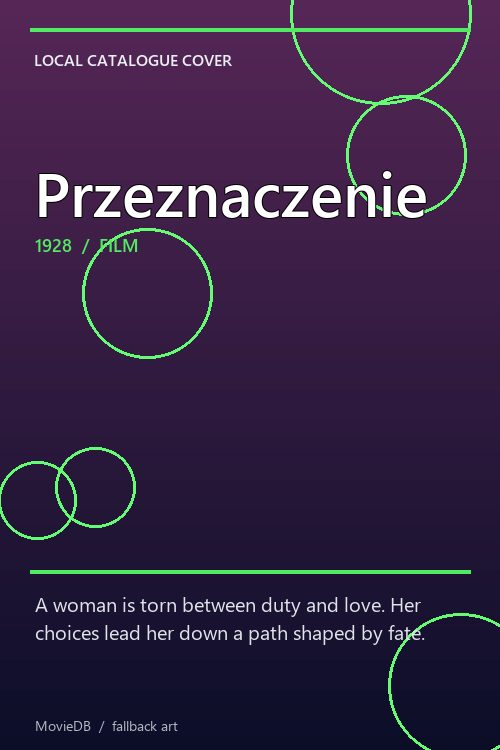 Przeznaczenie poster