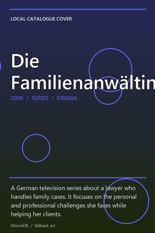 Die Familienanwältin poster