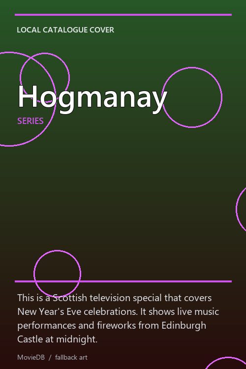 Hogmanay poster