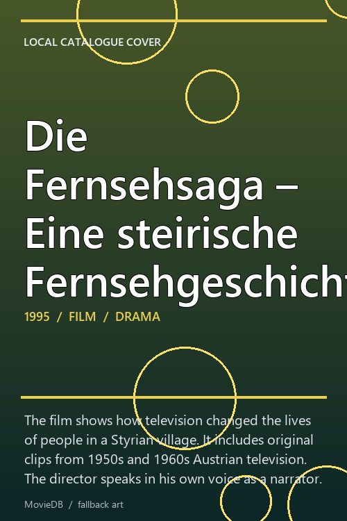 Die Fernsehsaga – Eine steirische Fernsehgeschichte poster