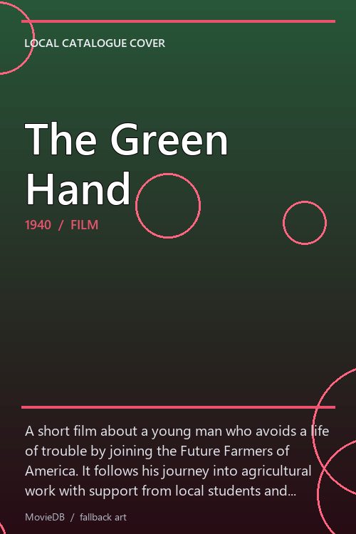 The Green Hand poster