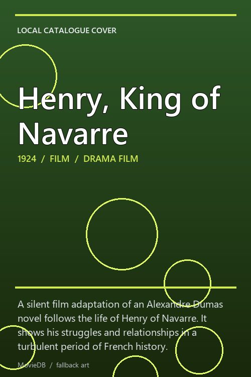 Henry, King of Navarre poster
