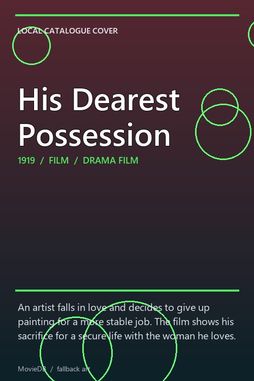 His Dearest Possession poster