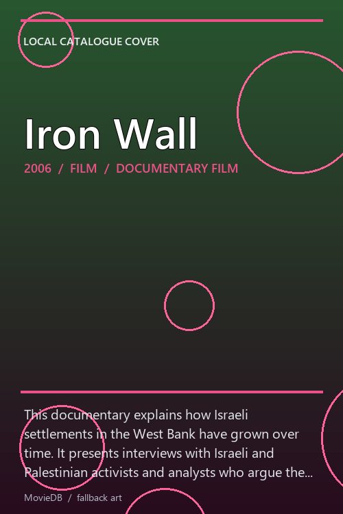Iron Wall poster