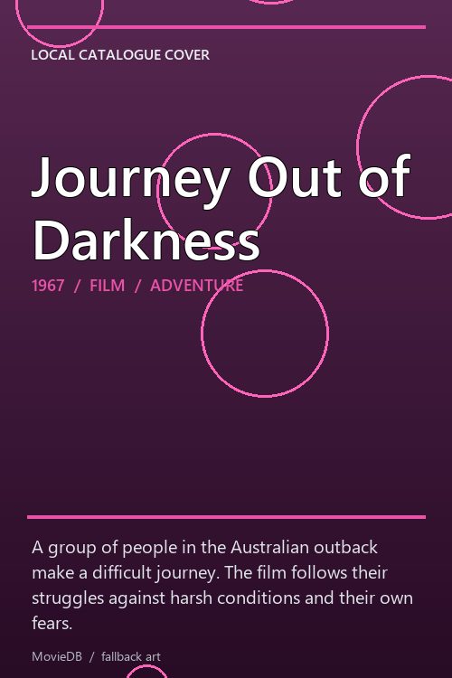 Journey Out of Darkness poster