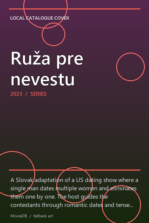 Ruža pre nevestu poster