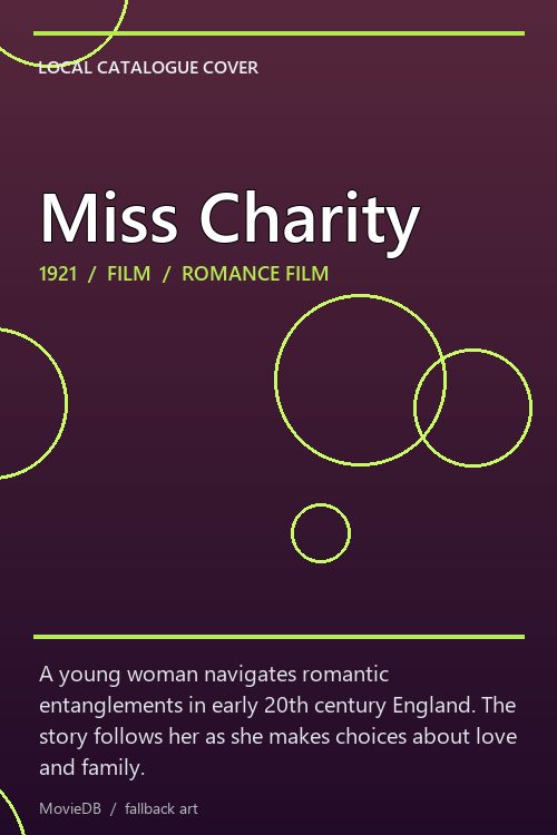 Miss Charity poster