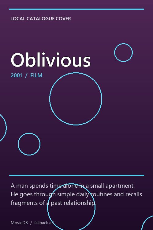 Oblivious poster