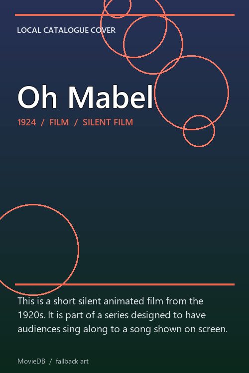 Oh Mabel poster