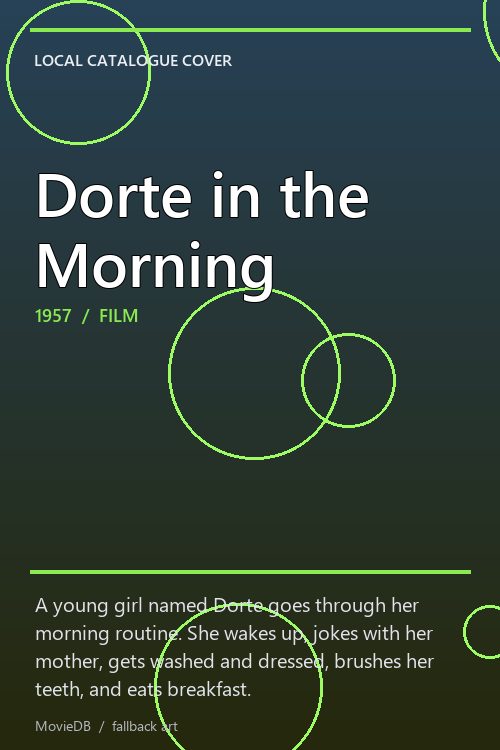 Dorte in the Morning poster