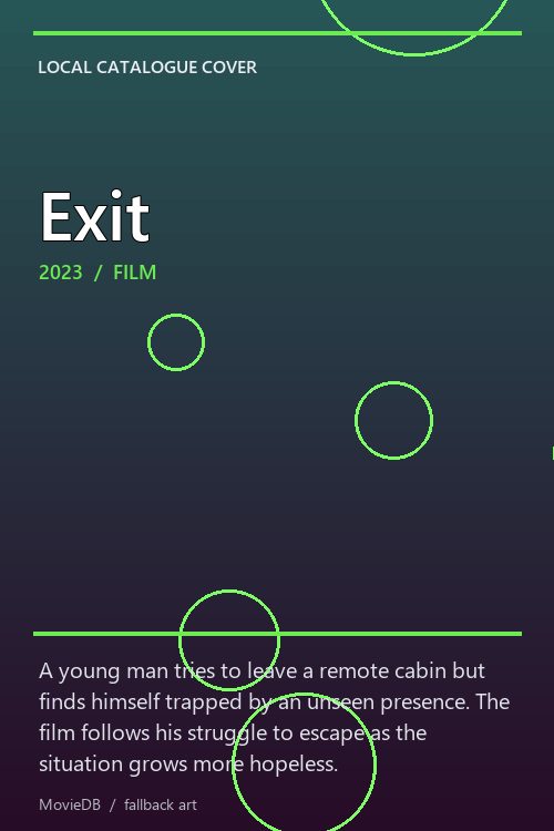 Exit poster