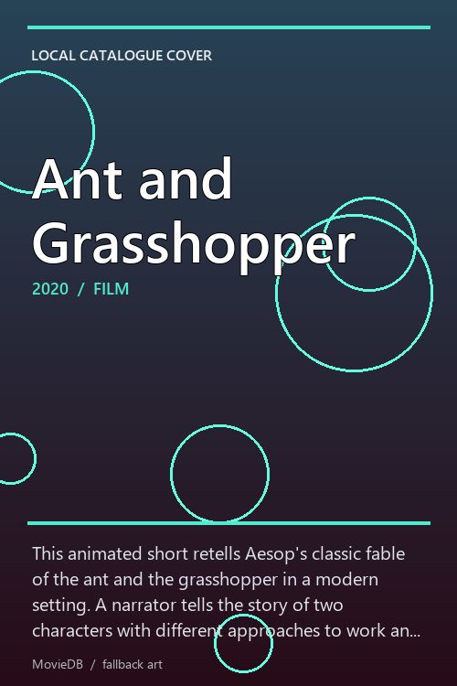 Ant and Grasshopper poster
