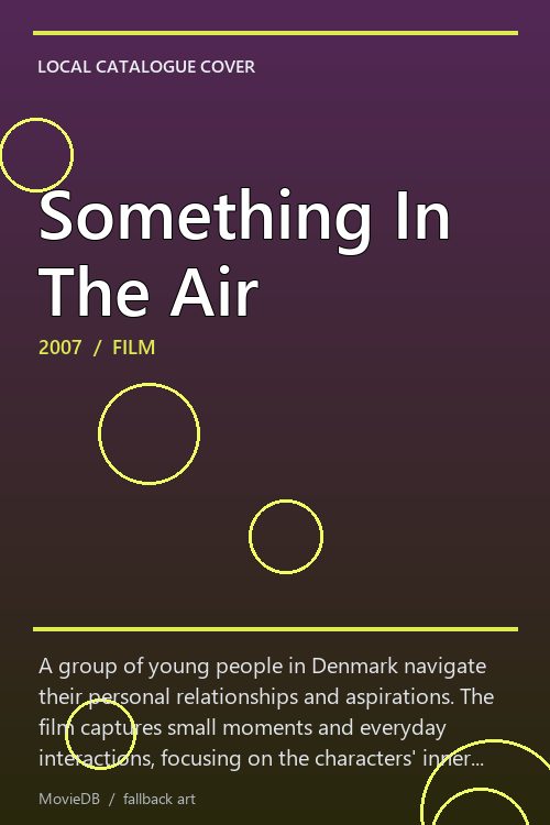 Something In The Air poster