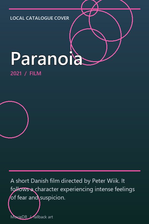 Paranoia poster