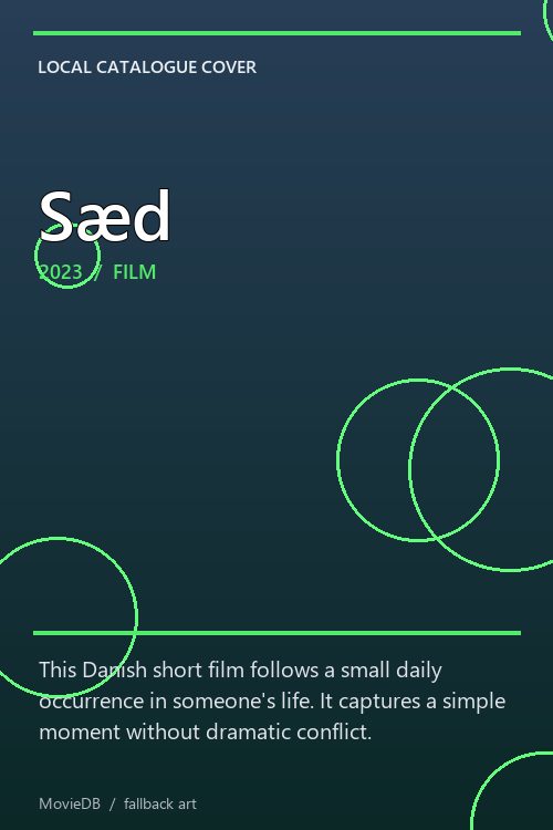 Sæd poster