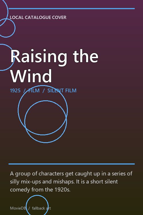 Raising the Wind poster