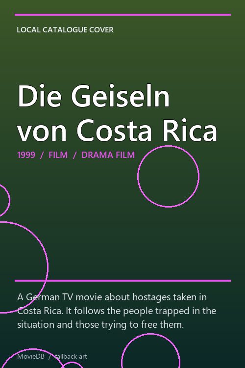 Die Geiseln von Costa Rica poster