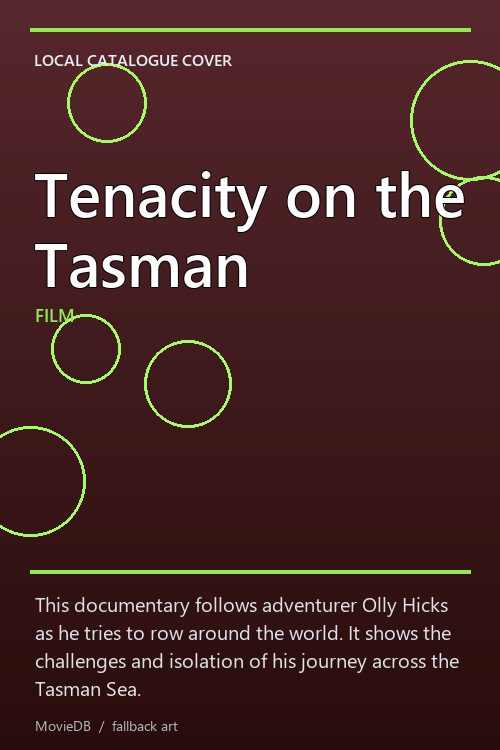 Tenacity on the Tasman poster