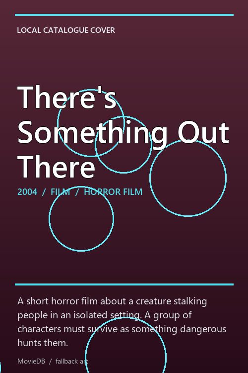 There's Something Out There poster