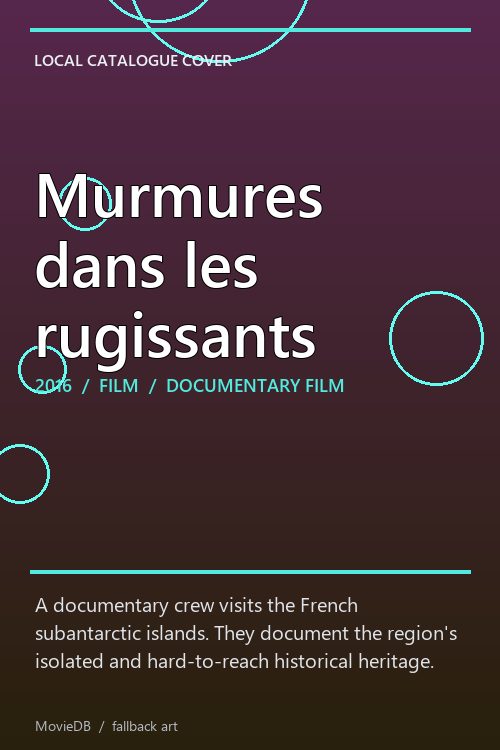 Murmures dans les rugissants poster
