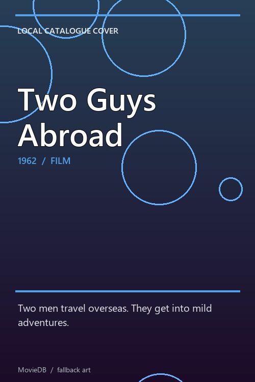 Two Guys Abroad poster