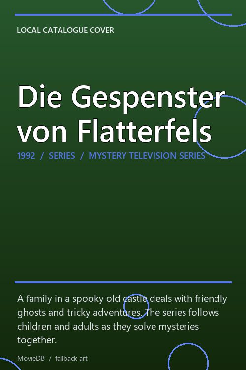Die Gespenster von Flatterfels poster
