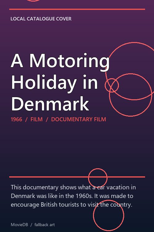 A Motoring Holiday in Denmark poster